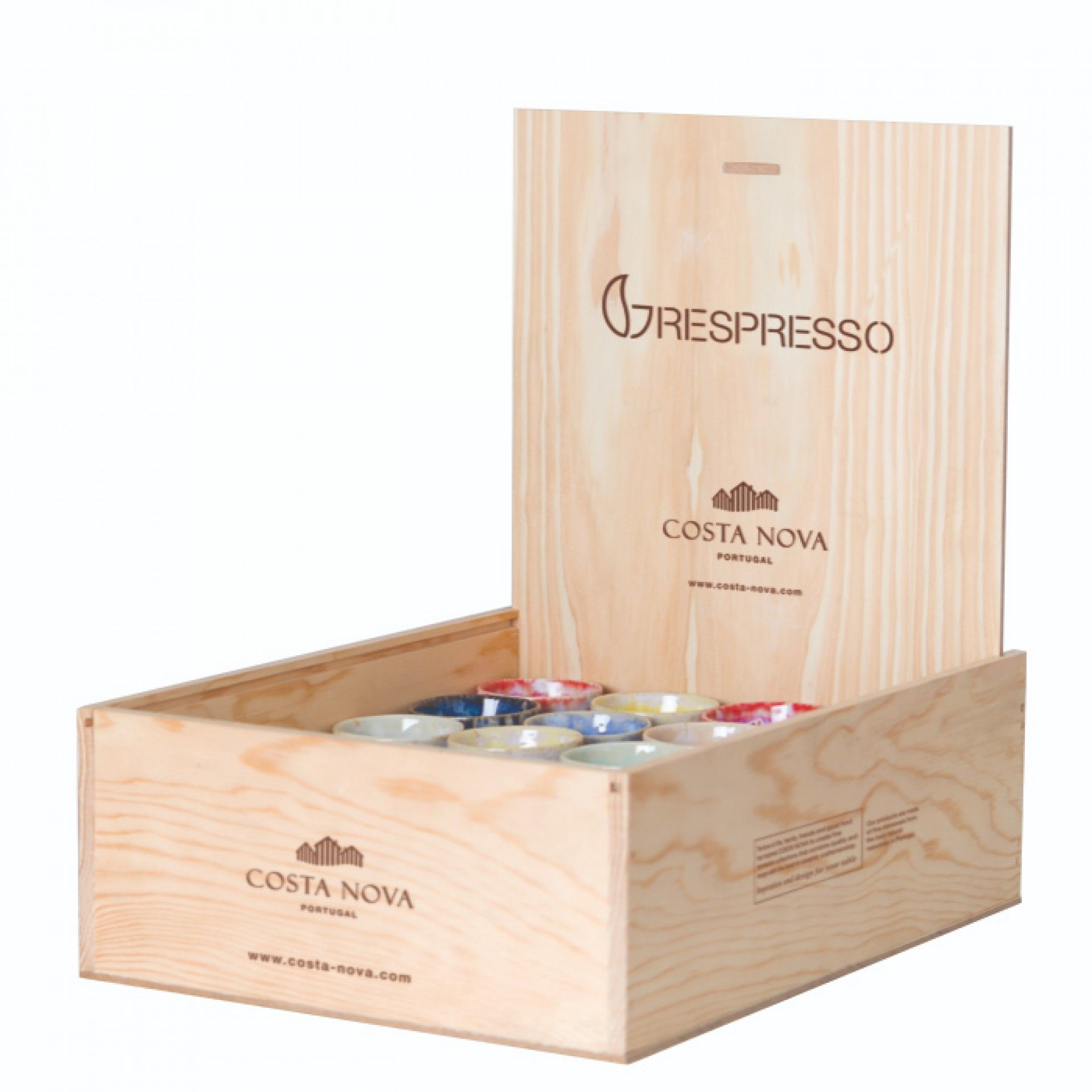 Conj.40 Copos Expresso 6cl C/Cx Mad. Grespresso