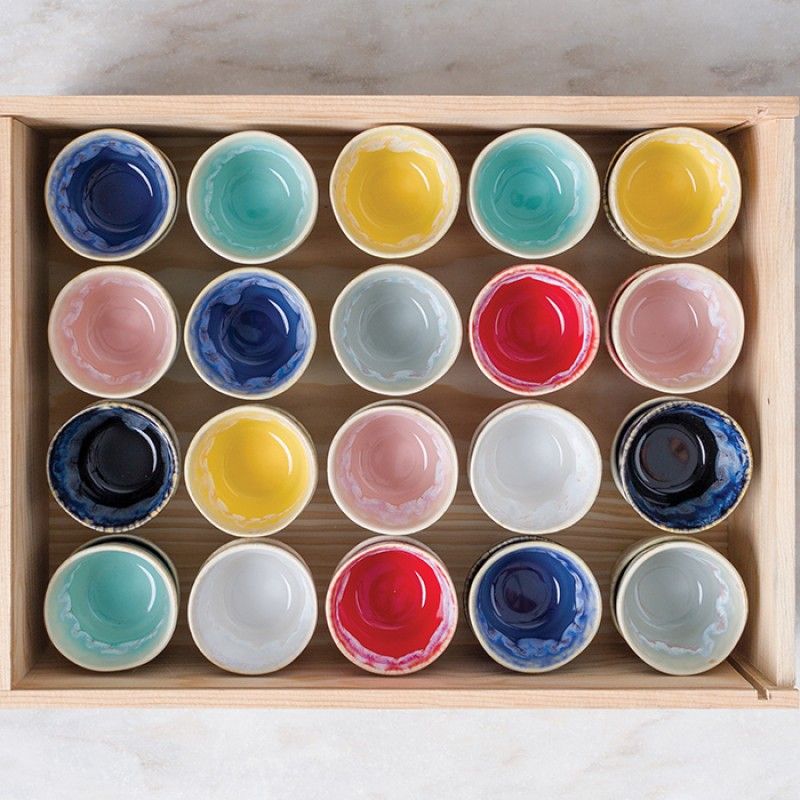 Conj.40 Copos Expresso 6cl C/Cx Mad. Grespresso