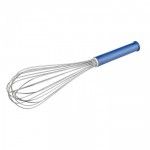 Whisk with blue nylon handle 35cm
