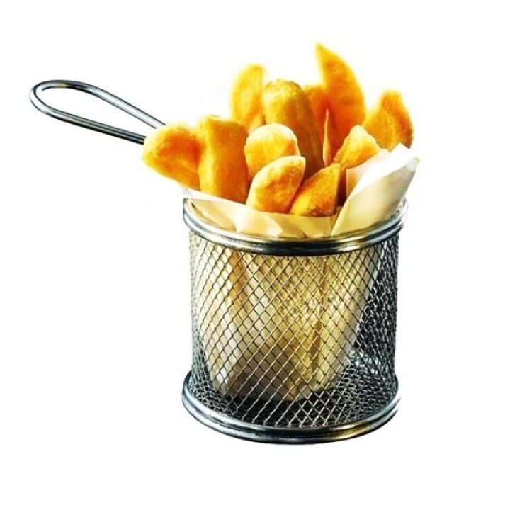 Round french fries basket 9x9cm