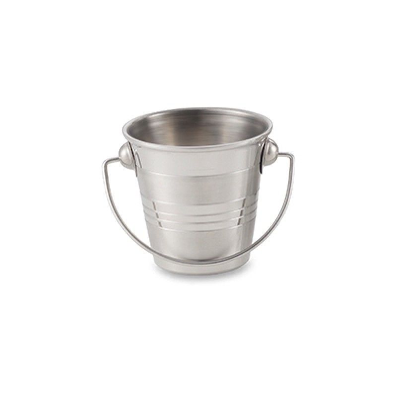 Mini stainless steel bucket 7x7cm