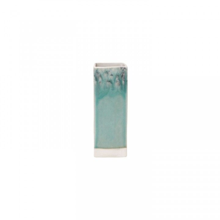 Jarra Rectangular 20cm Madeira Azul