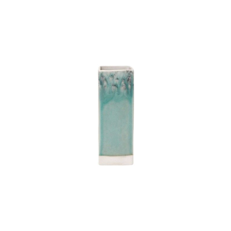 Jarra Rectangular 20cm Madeira Azul
