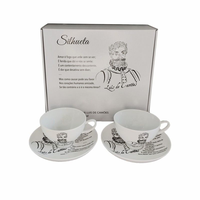 Gift box with pair of tea cups Lus de Cames