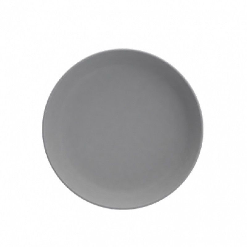 Prato Fundo 24cm Nordika Cinza Mate