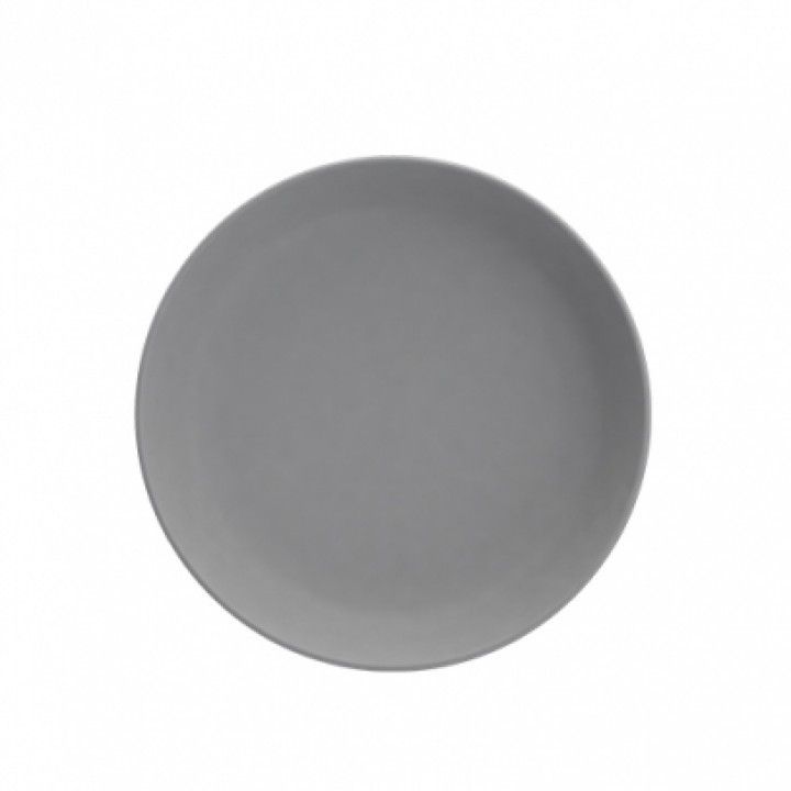 Prato Fundo 24cm Nordika Cinza Mate