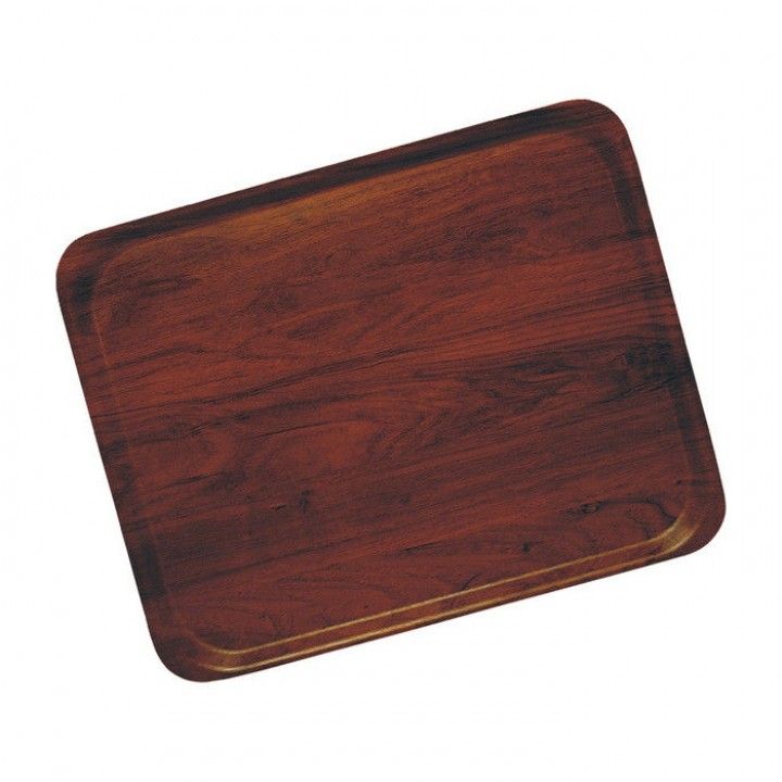 Tabuleiro Capri Lam. Cast. Mogno 61x43cm