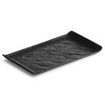 Prato Rect. 26x15 Negro Livelli 781055