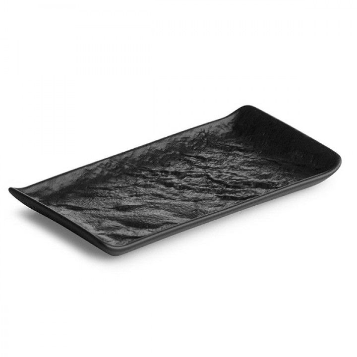 Prato Rect. 15x8 Negro Livelli 781053