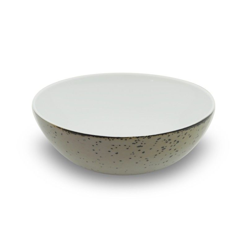 Saladeira 23x9cm Rustico Branco Out