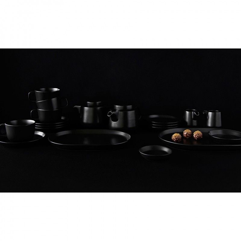 Prato Fundo 24cm Nordika Preto Mate