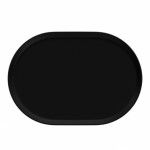 Travessa 34x23cm Nordika Preto Mate