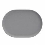 Travessa 34x23cm Nordika Cinza Mate