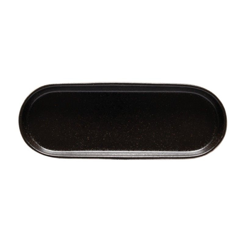 Tabuleiro Oval 25cm Notos Latitude Black