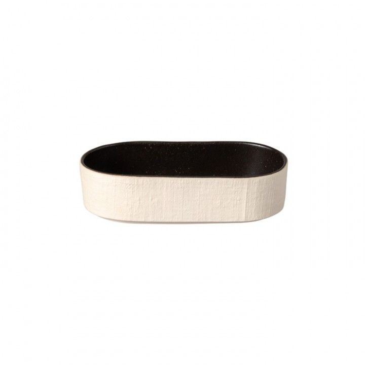 Tabuleiro Fundo Oval 18cm Notos Latitude Black