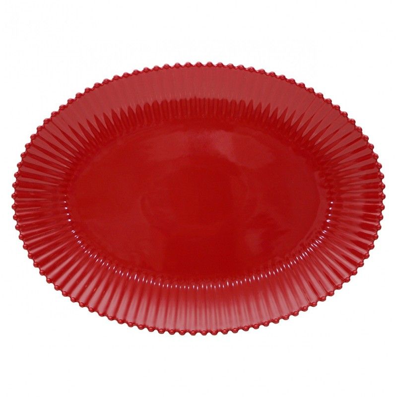Prato Oval 50cm Pearl Rubi