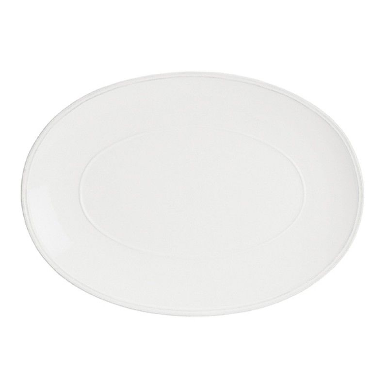 Prato Oval 40cm Friso Br
