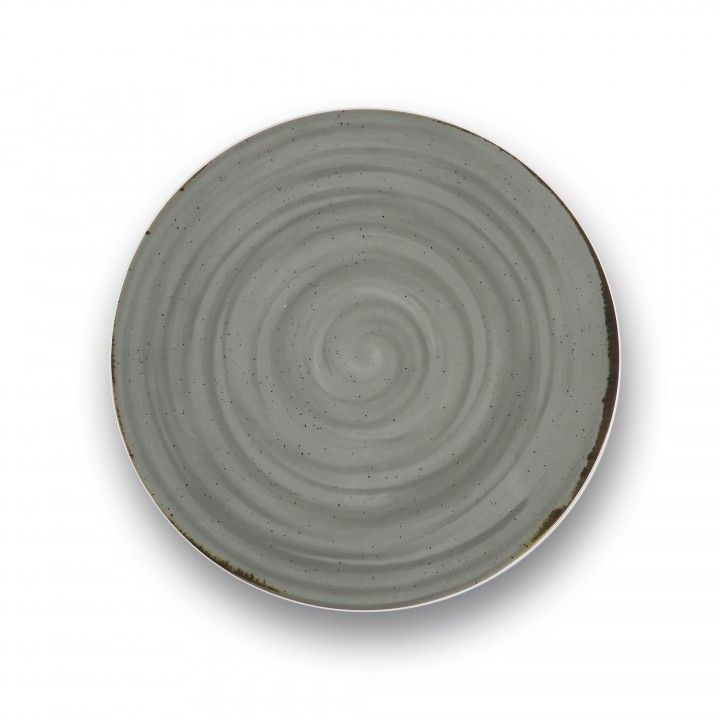 Prato Coupe 28cm Rustico Taupe In