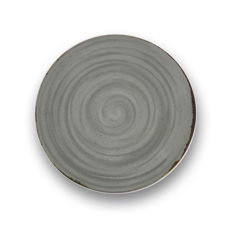 Prato Coupe 28cm Rustico Taupe In