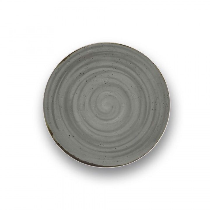 Prato Coupe 24cm Rustico Taupe In