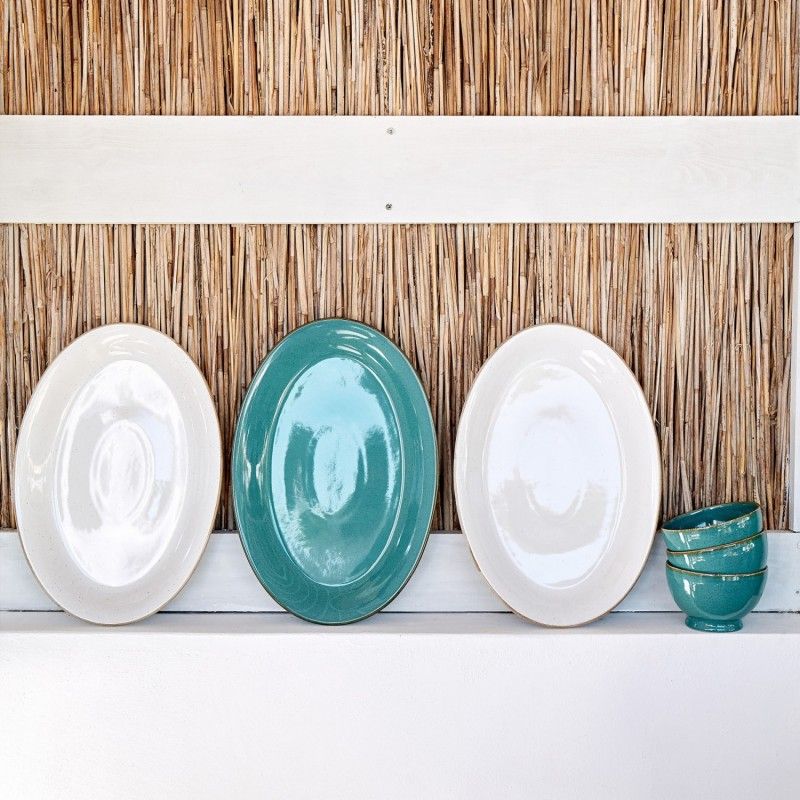 Travessa Oval 46x31cm Sardegna Blue Travessa Oval 46x31cm Sardegna Blue