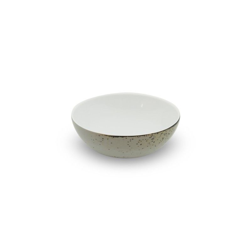 Taca 15x6cm Rustico Branco Out