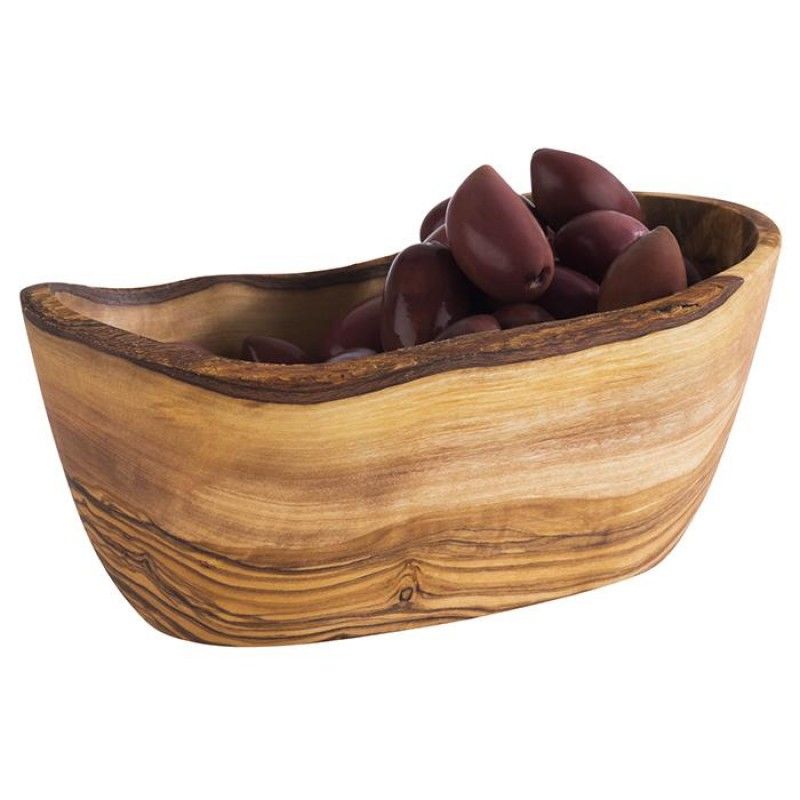 Saladeira Oval Alta Madeira 16cm Olive 908