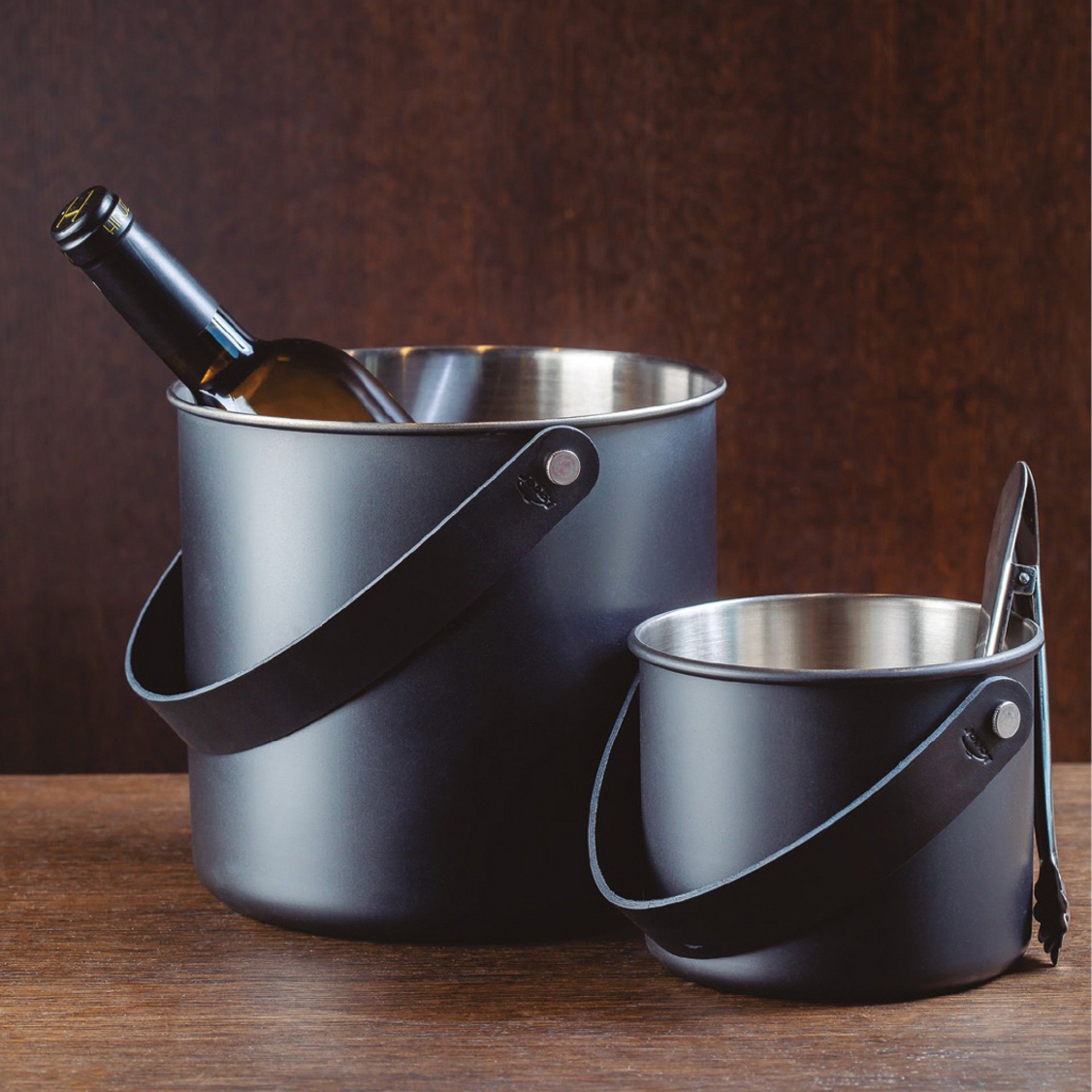 Balde Gelo 20cm Preto 65420