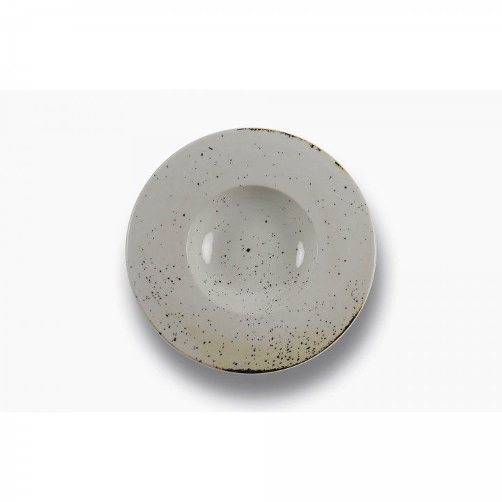 Prato Fundo 29cm Rustico Branco In