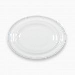 Prato Oval 32x24cm Agma Branco