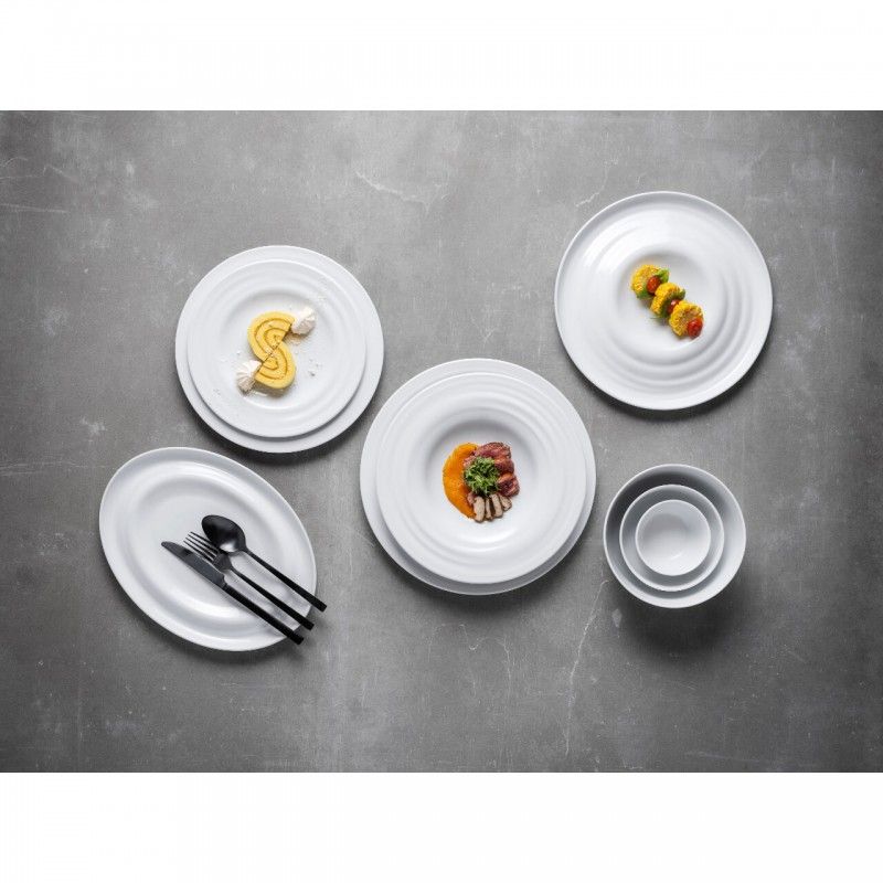 Prato Oval 32x24cm Agma Branco