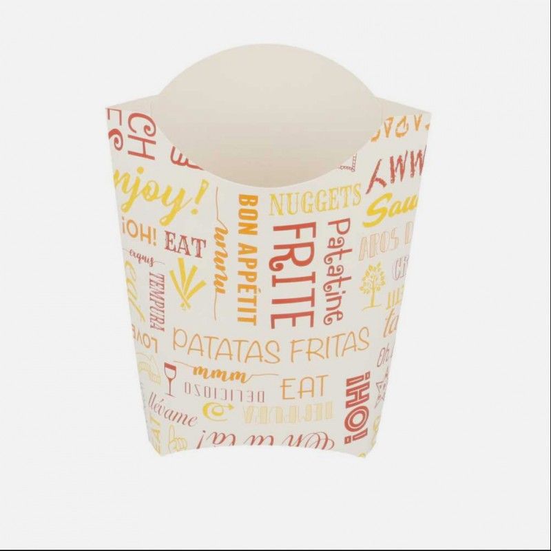 Conj.200 Cxs P/Batatas Fritas 165gr 13.5x8.5x16cm