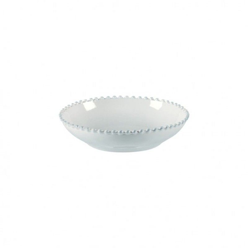 Prato Sopa/Pasta 24cm Pearl Branco