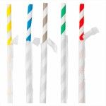 Conj.250 Palhinhas Papel Emb. Indiv. 23cm 212.52