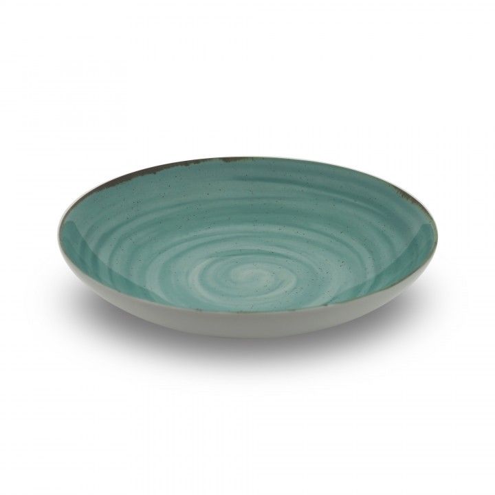 Prato Fundo Coupe 24cm Rustico Verde In