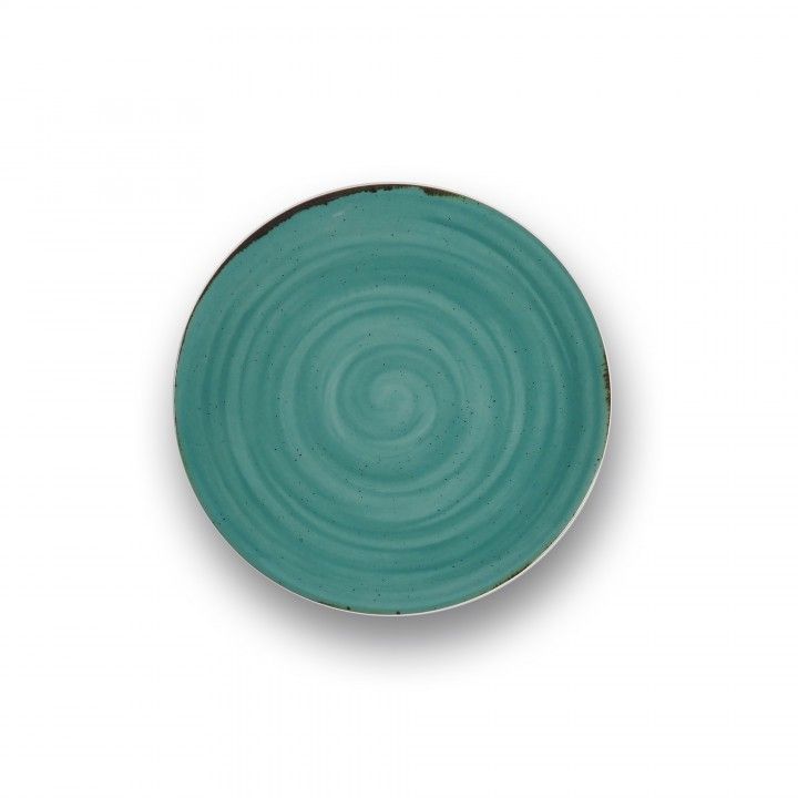 Prato Coupe 21cm Rustico Verde In