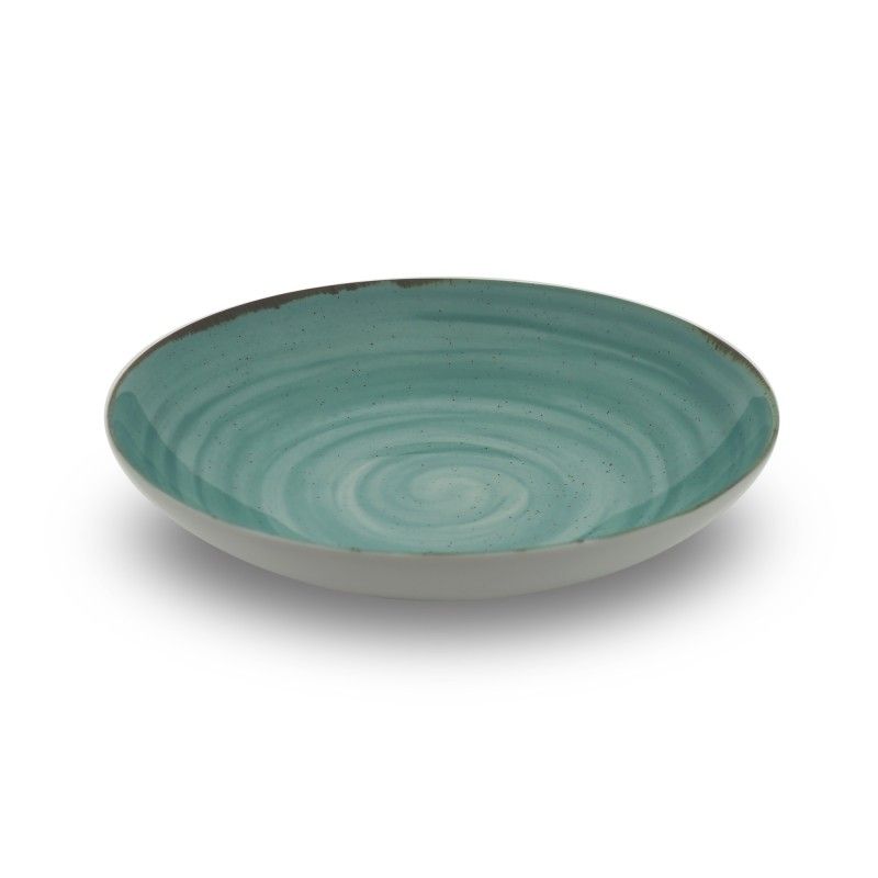 Prato Fundo Coupe 18cm Rustico Verde In
