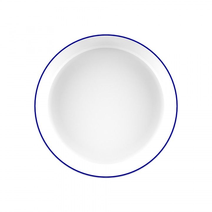 Prato Fundo 24cm Nor Blue Rim