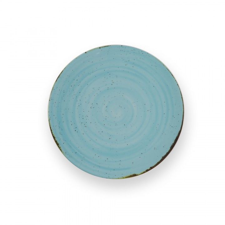 Prato Coupe 24cm Rustico Azul