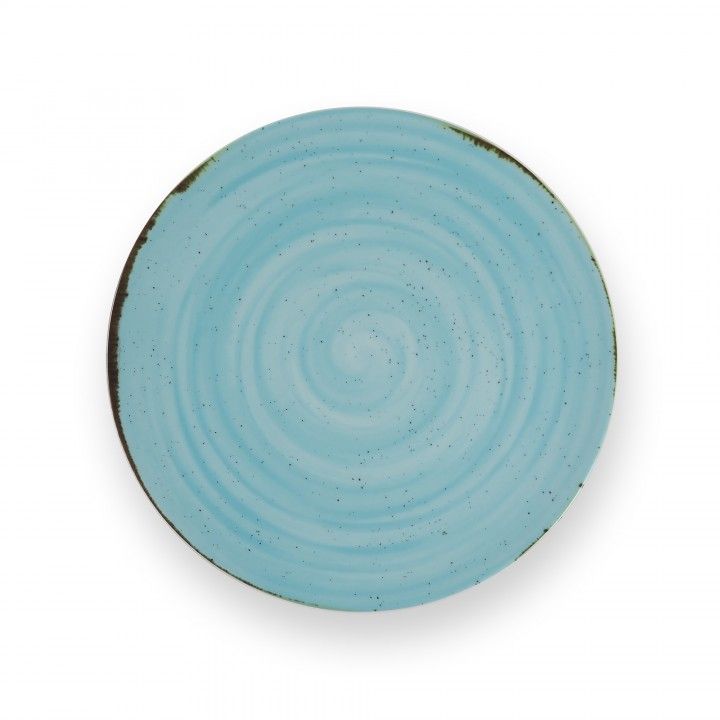 Prato Coupe 28cm Rustico Azul