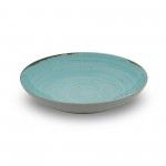 Prato Fundo Coupe 24cm Rustico Azul