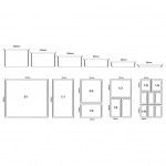1/2 container 4" 100MM 812-4