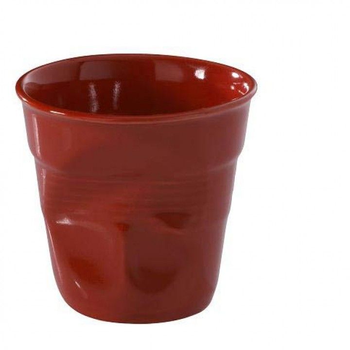 EXPRESSO CUP 8CL RED "PIMENT" FROISSÉS