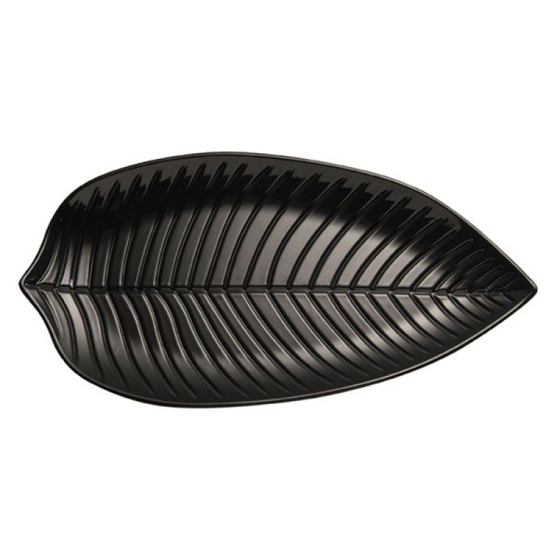 Travessa Folha 83442 53x29 Preta