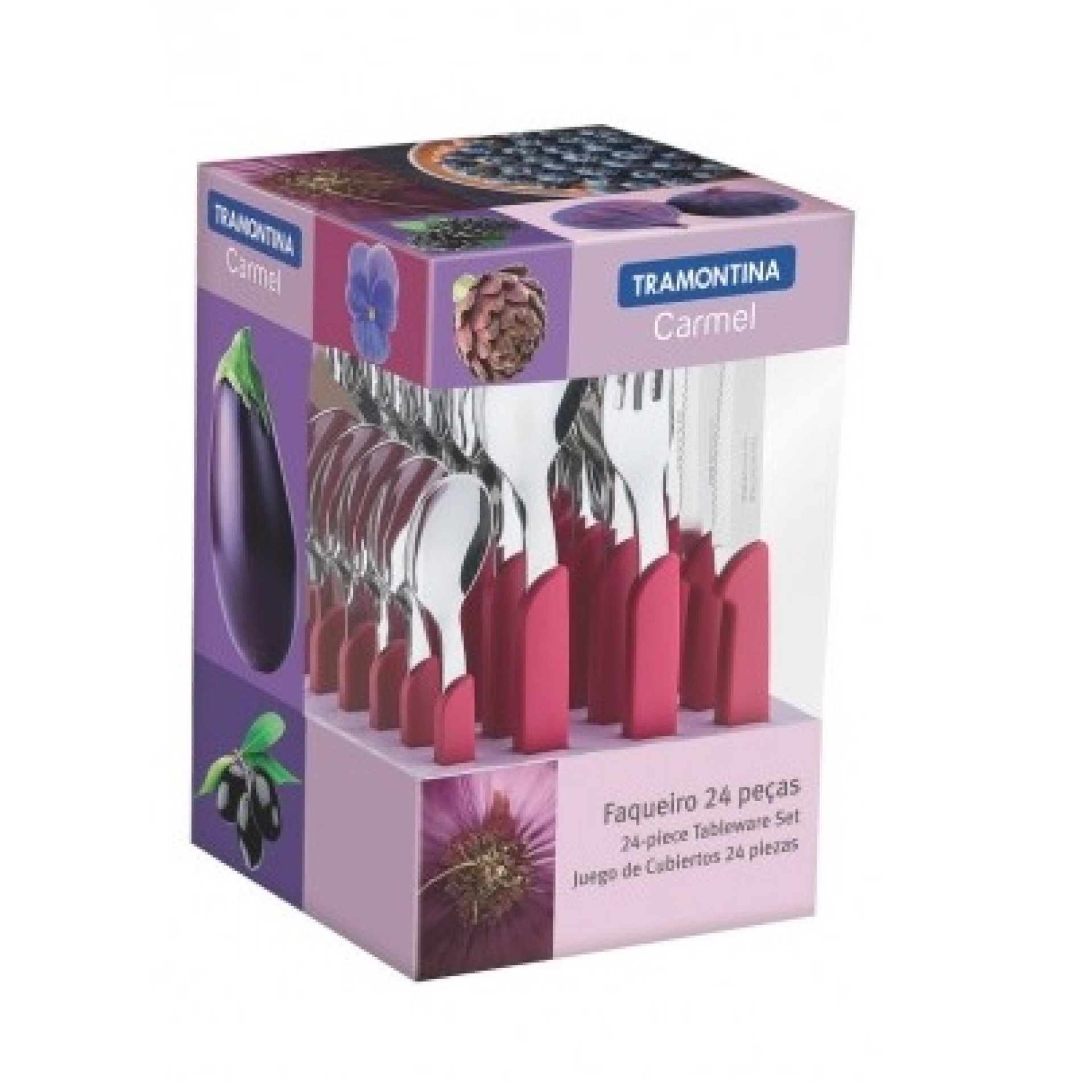 Faqueiro 24P 23499/031 Carmel Purp.