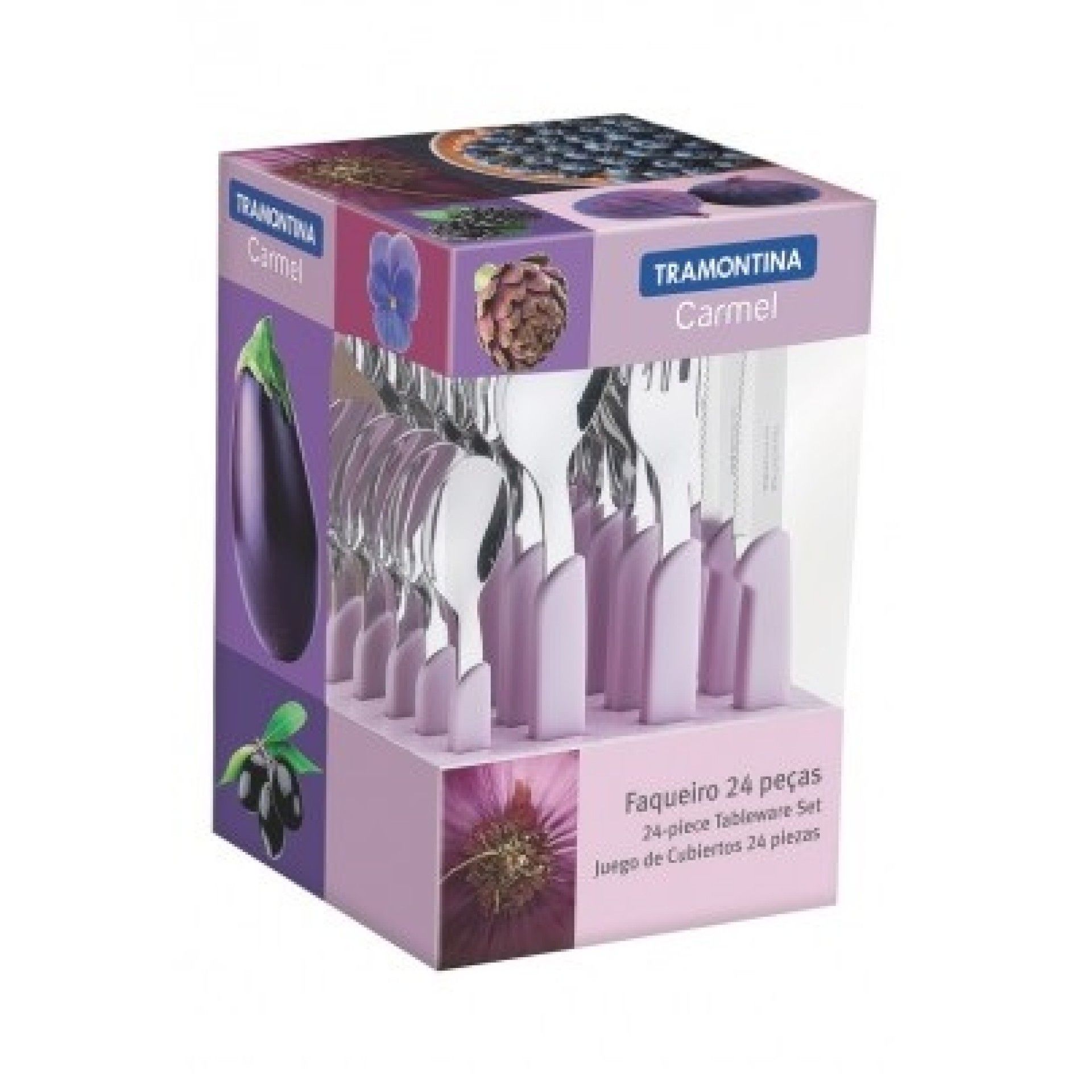 Faqueiro 24P 23499/032 Carmel Purp.