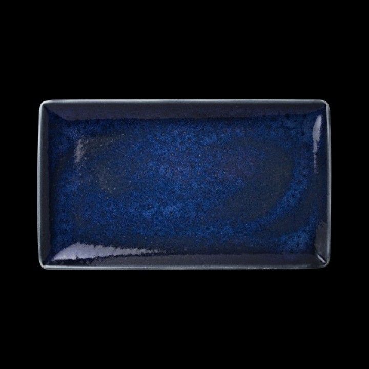 Prato Rect. Three 33x19cm Vesuvius Lapis Blue 12010556