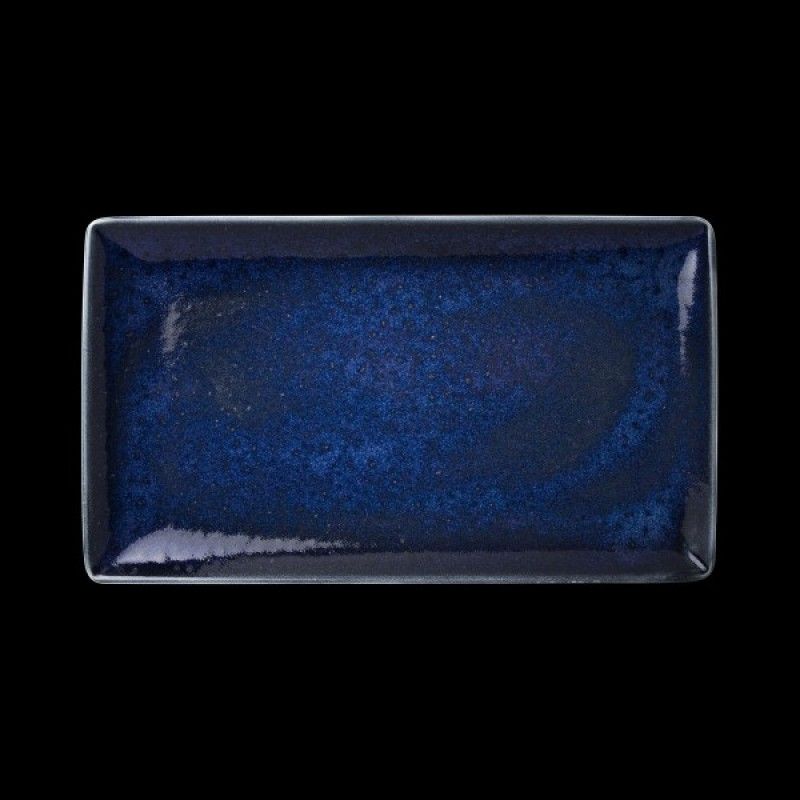 Prato Rect. Three 33x19cm Vesuvius Lapis Blue 12010556