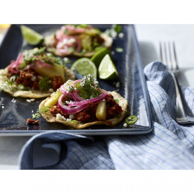 Prato Rect. Three 33x19cm Vesuvius Lapis Blue 12010556