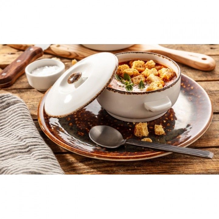 Prato Raso Coupe 20cm Vesuvius Amber 12020567